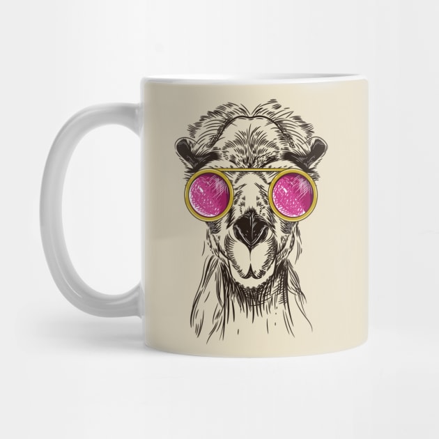 camel pink glasses by Mako Design 